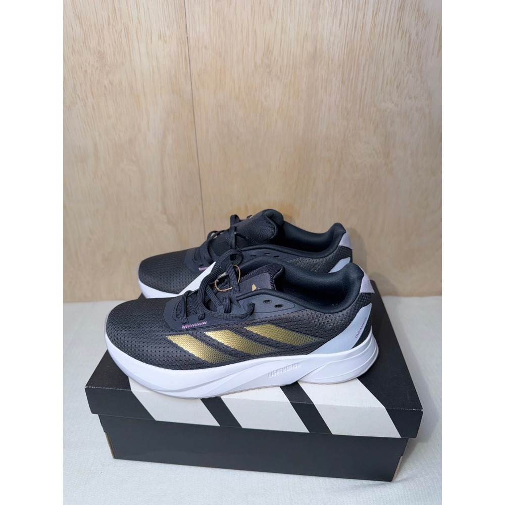 Adidas Duramo SL 6W Womens Running Shoes Black Gold IF9474 Size 7.5
